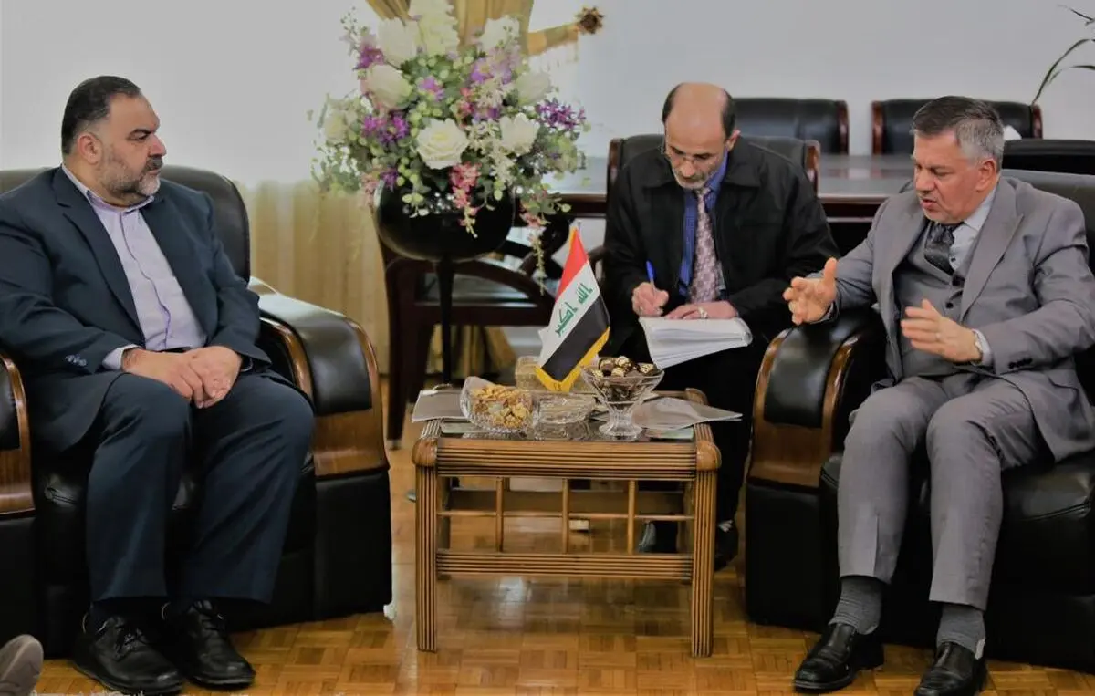 دیدار سرپرست مرکز پزشکی حج و زیارت با سفیر عراق در ایران