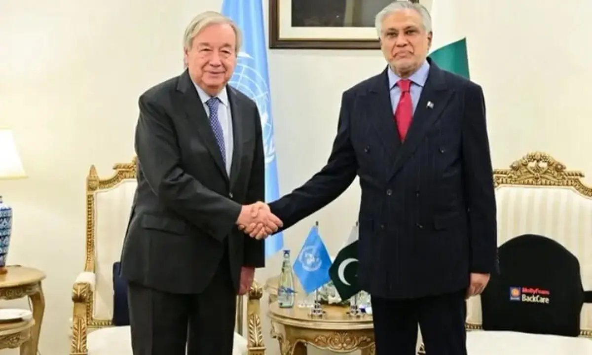 اسحاق دار و گوترش دیدار کرد