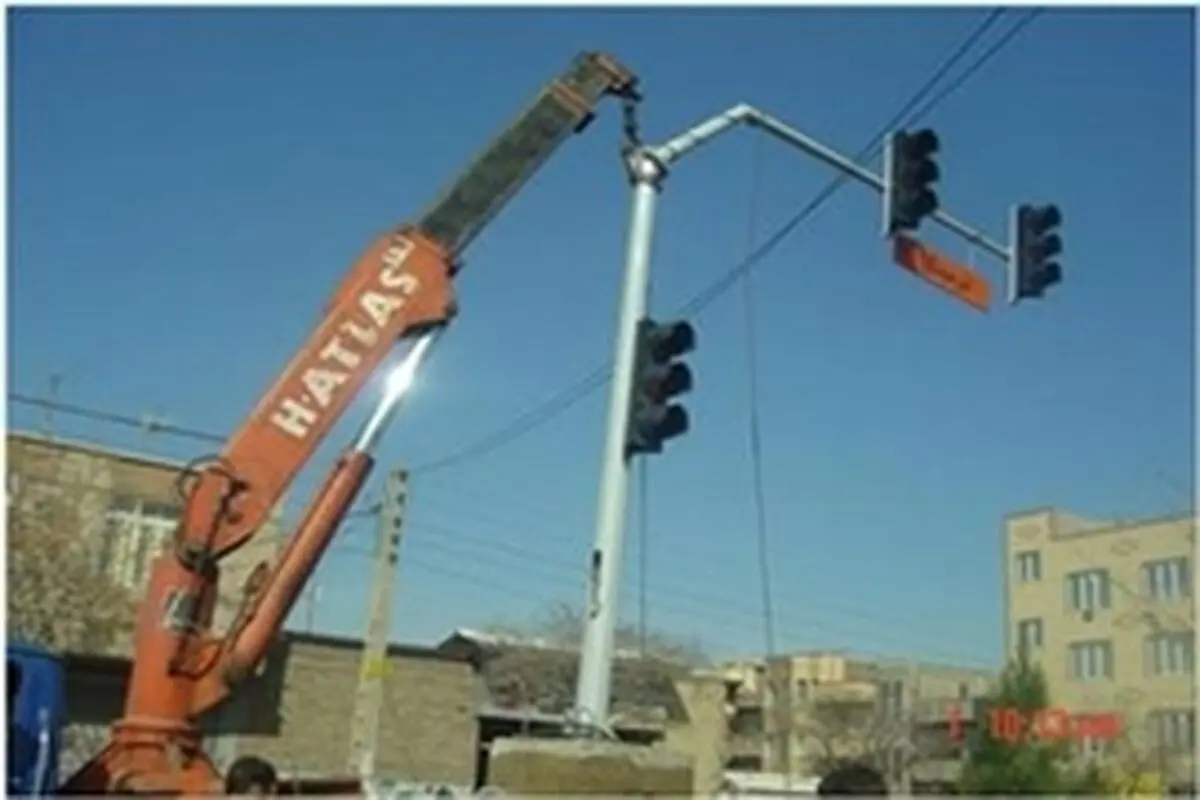 چراغ فرماندهی در دو تقاطع پرتردد شهر تبریز نصب می‌شود