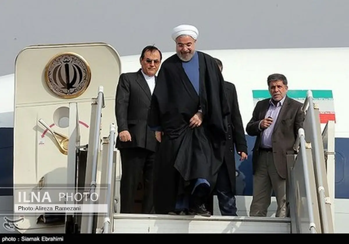 
الرئیس الابرانی الاحد فی باکو