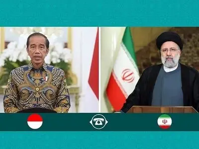 الرئیسان الإیرانی والإندونیسی یؤکدان على أهمیة القضیة الفلسطینیة