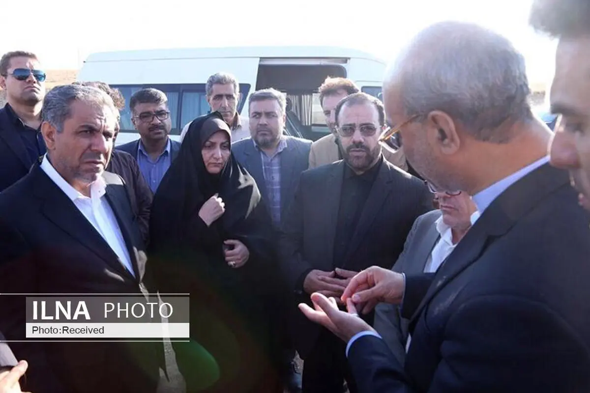 بازدید معاون رئیس جمهوری از شهرک گلخانه ای قزوین