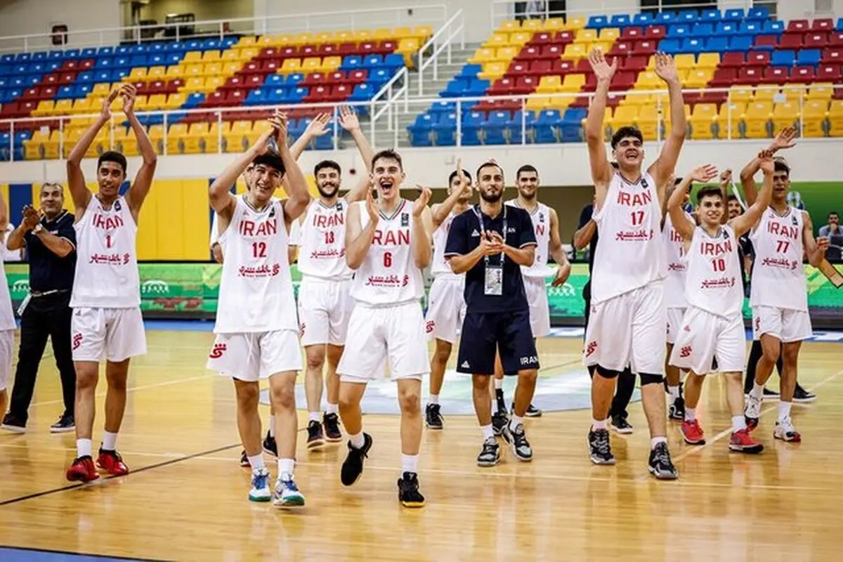 صعود بسکتبال نوجوانان ایران به دور بعد قهرمانی آسیا
