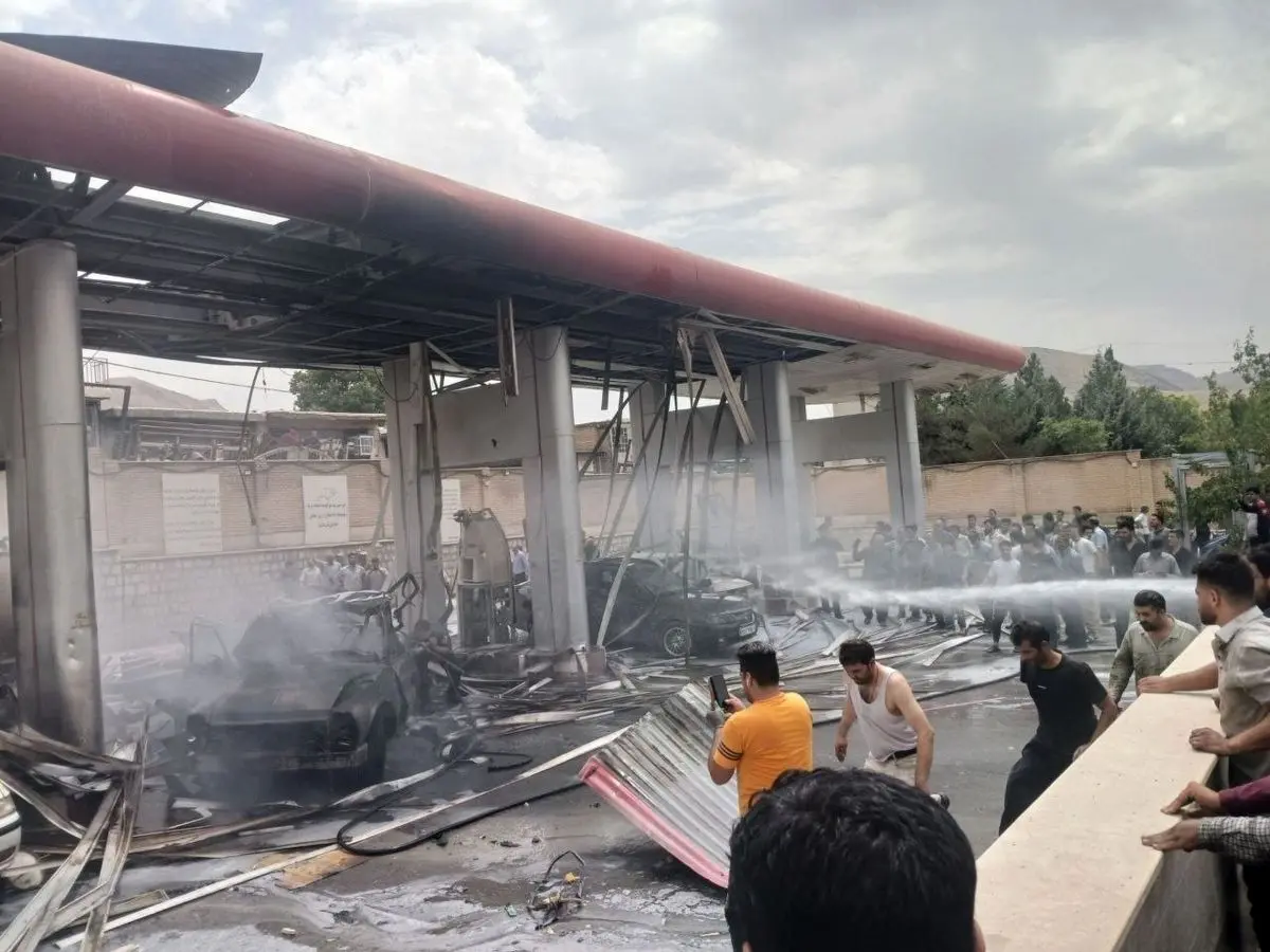انفجار مرگبار در جایگاه CNG شهرک صنعتی صحنه