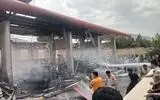 انفجار مرگبار در جایگاه CNG شهرک صنعتی صحنه