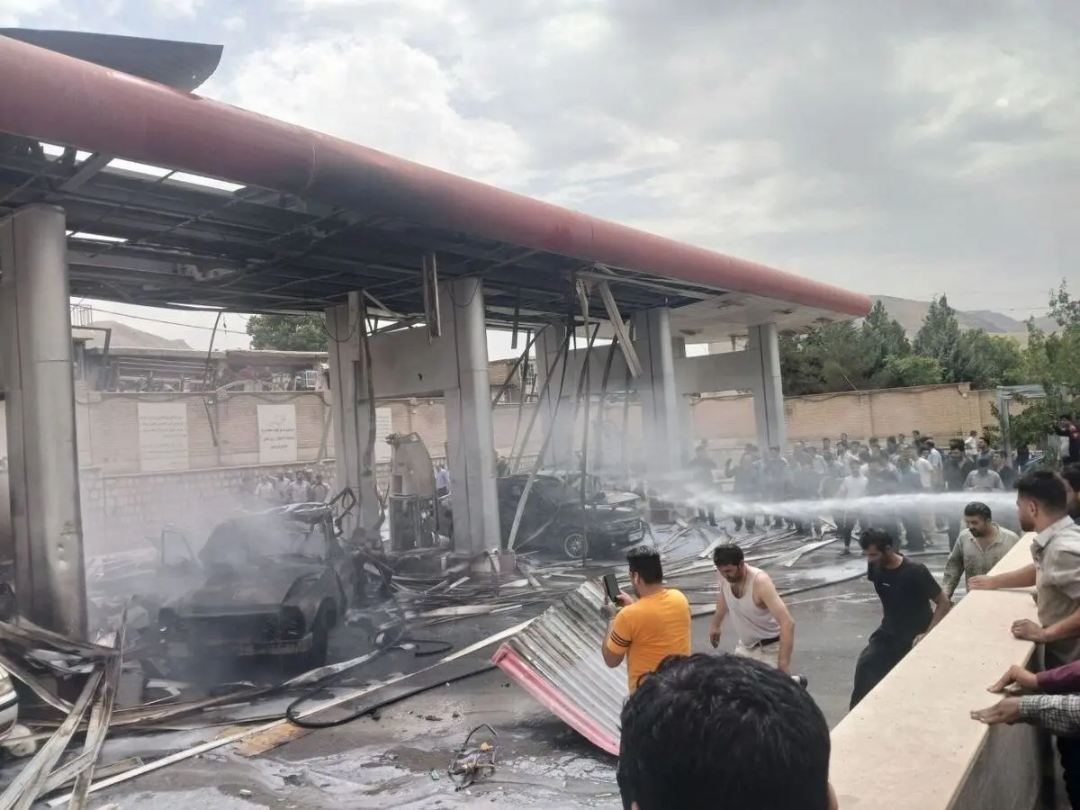 انفجار مرگبار در جایگاه CNG شهرک صنعتی صحنه