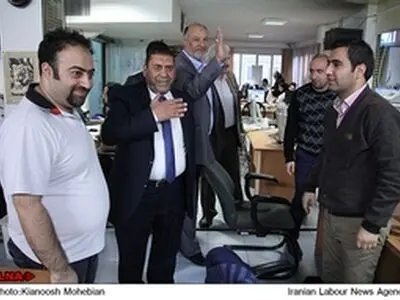باردید هئیت مدیره اتحادیه کارگری کل عراق از خبرگزاری کار ایران(ایلنا)