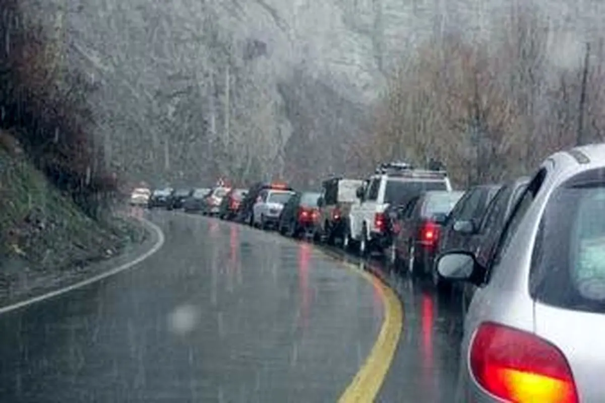 بارش برف و اختلال تردد در جاده های کوهستانی مازندران