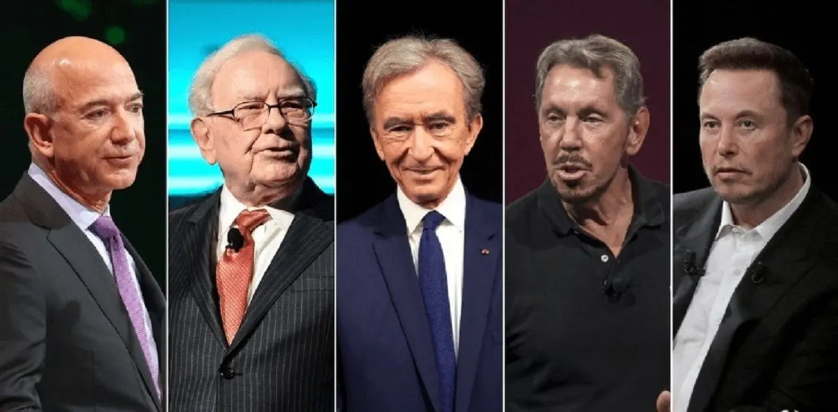 ثروتمندترین افراد جهان + اینفوگرافیک