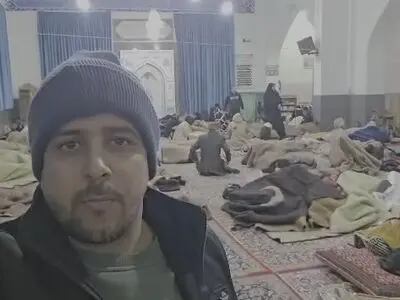 اسکان بیش از هزار نفر از مسافران در راه مانده در مساجد و اماکن مذهبی تربت‌ حیدریه + فیلم
