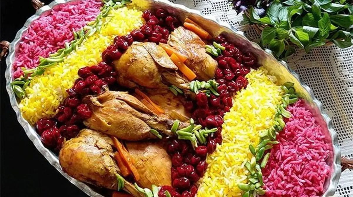 طرز تهیه آلبالو پلو با مرغ