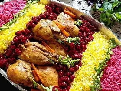 طرز تهیه آلبالو پلو با مرغ