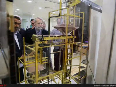 بازدید رئیس مجلس شورای اسلامی از پارک علم و فناوری پردیس