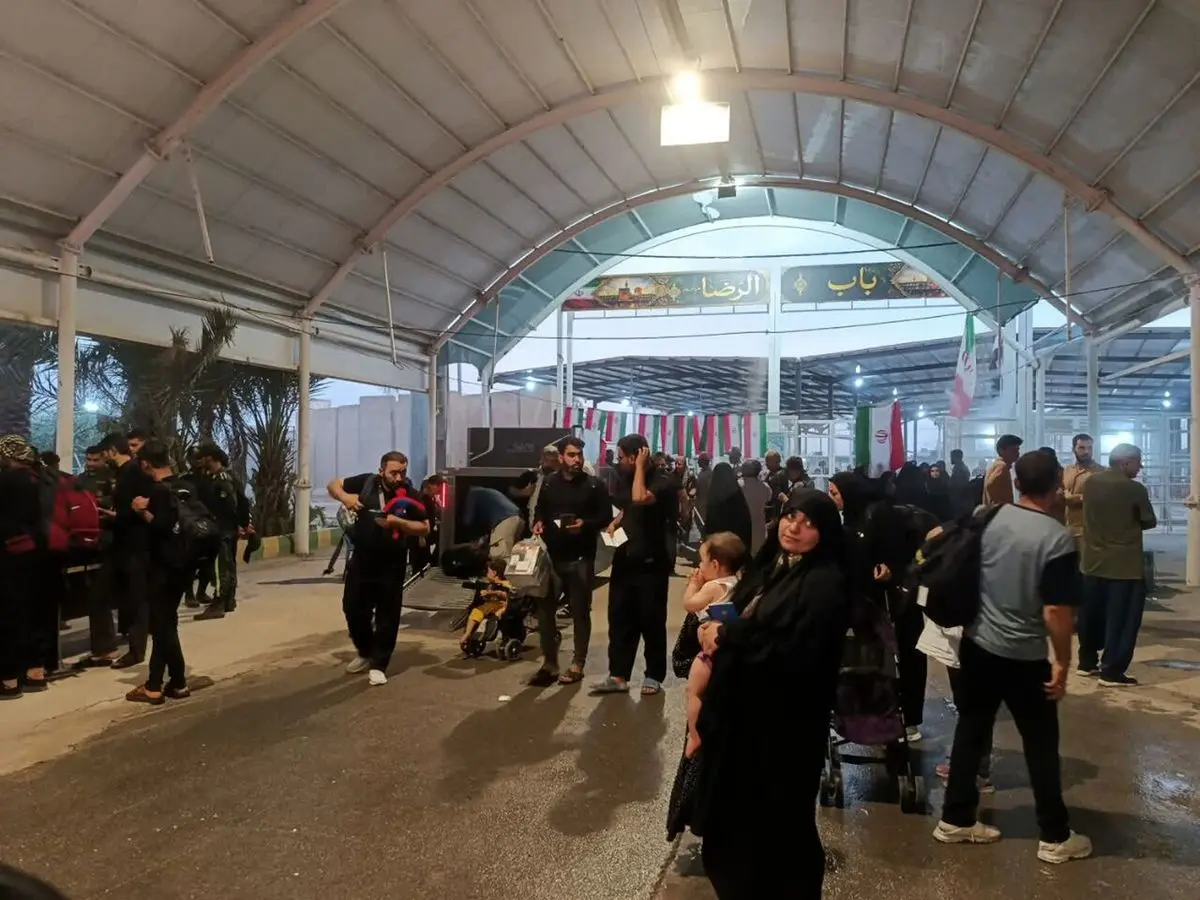 تردد زائران اربعین از مرز خسروی از ۸۱۸ هزار نفر فراتر رفت