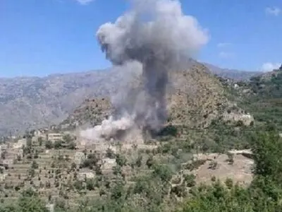 حمله موشکی عربستان به استان صعده یمن
