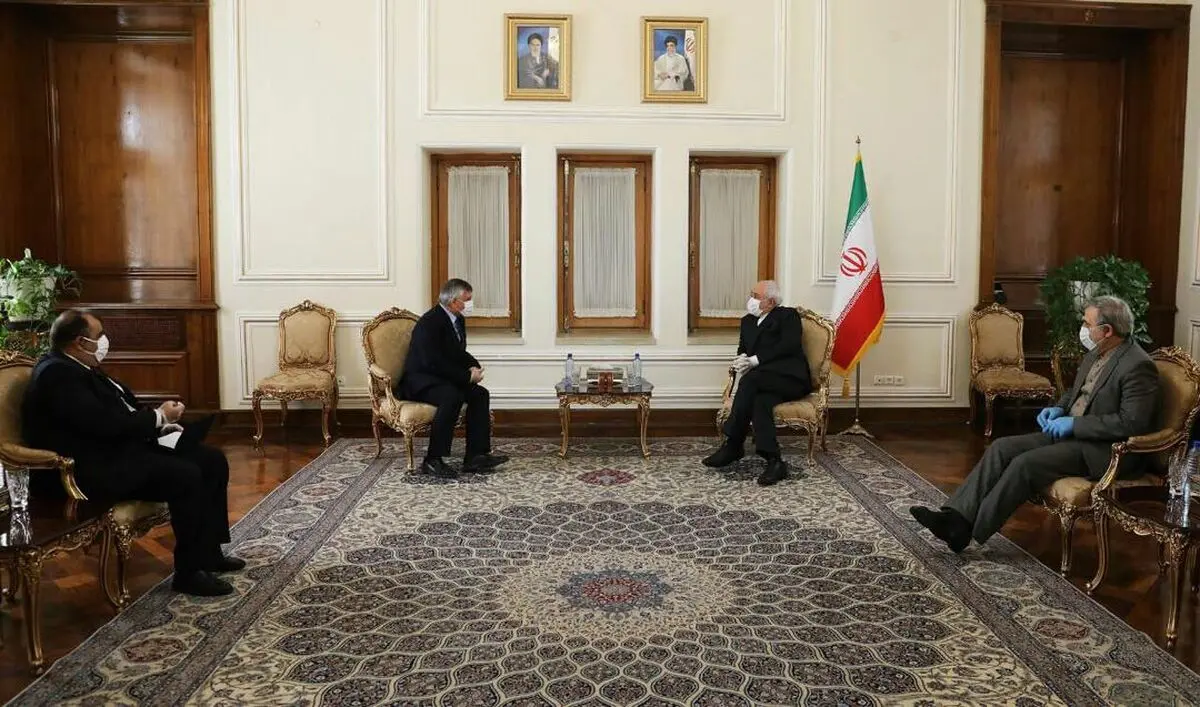 سفیر عراق با ظریف خداحافظی کرد