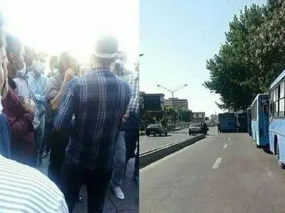 رانندگان اتوبوس شهری ارومیه تجمع صنفی کردند/افزایش مشکلات حمل ونقلی بر دوش مردم