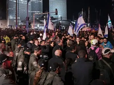 درگیری پلیس رژیم صهیونیستی با شرکت‌کنندگان در تظاهرات ضددولتی