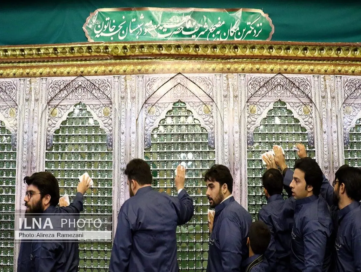 از مراسم تجلیل از خبرنگاران قم تا غبار روبی ضریح حضرت معصومه(س)