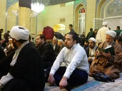 مراسم هفتمین شب ارتحال آیت الله برقعی در قم برگزار شد