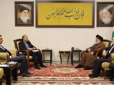 السید حسن نصر الله یستقبل أمیرعبداللهیان