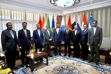 دیدار غریب آبادی با دبیرکل سازمان همکاری شانگهای