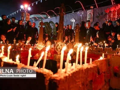 برگزاری آیین شام غریبان در میدان امام حسین(ع)