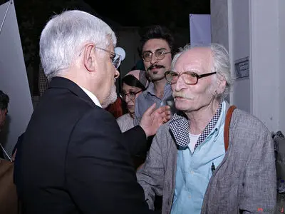 عارف به تماشای تئاتر رویا نونهالی نشست+تصاویر