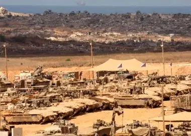 آغاز فعالیت نظامیان آمریکا در جنوب سرزمین‌های اشغالی برای نظارت بر آتش‌بس غزه