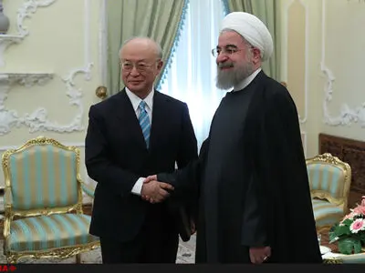 آمانو با رییس‌جمهور دیدار کرد