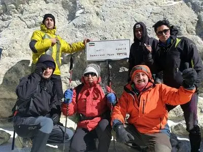 صعود گروه کوهنوردی قارتال شهرستان خوی به قله دماوند