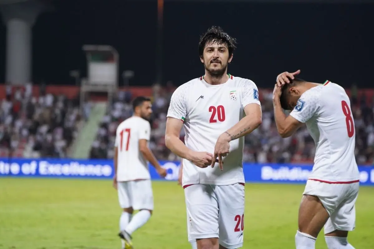ویدیو: گل اول ایران به امارات توسط سردار آزمون