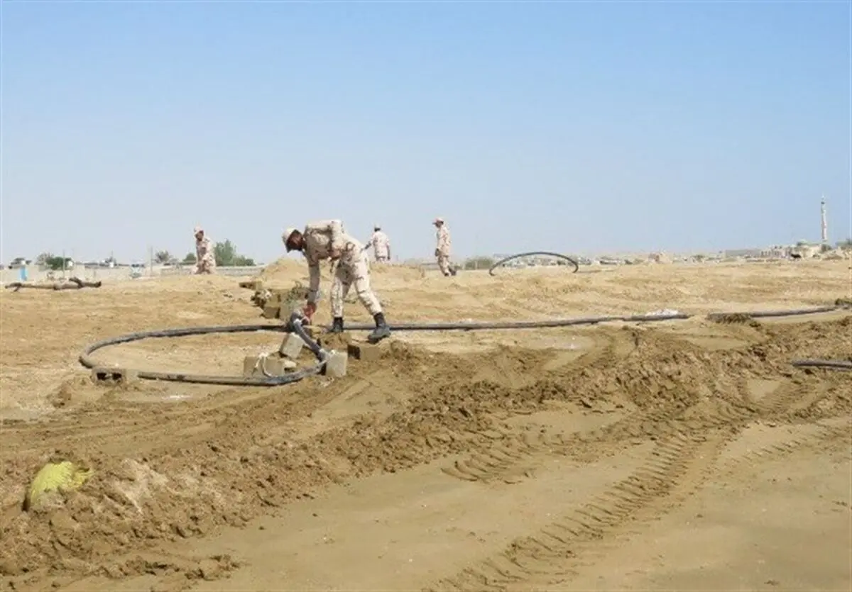 انهدام ۲۰ هزار مترخط لوله انتقال سوخت قاچاق در بندر کلاهی میناب