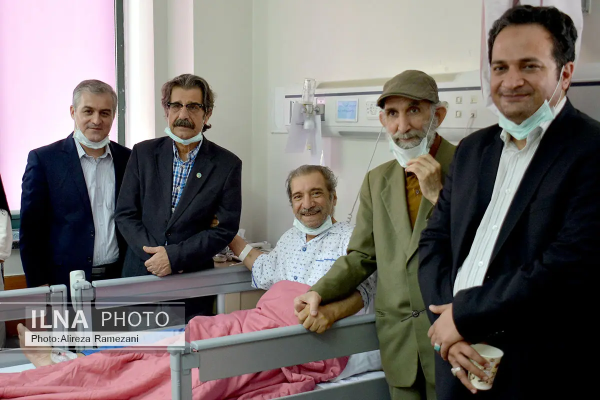 هنرمندان پیشکسوت از حسین محباهری عیادت کردند