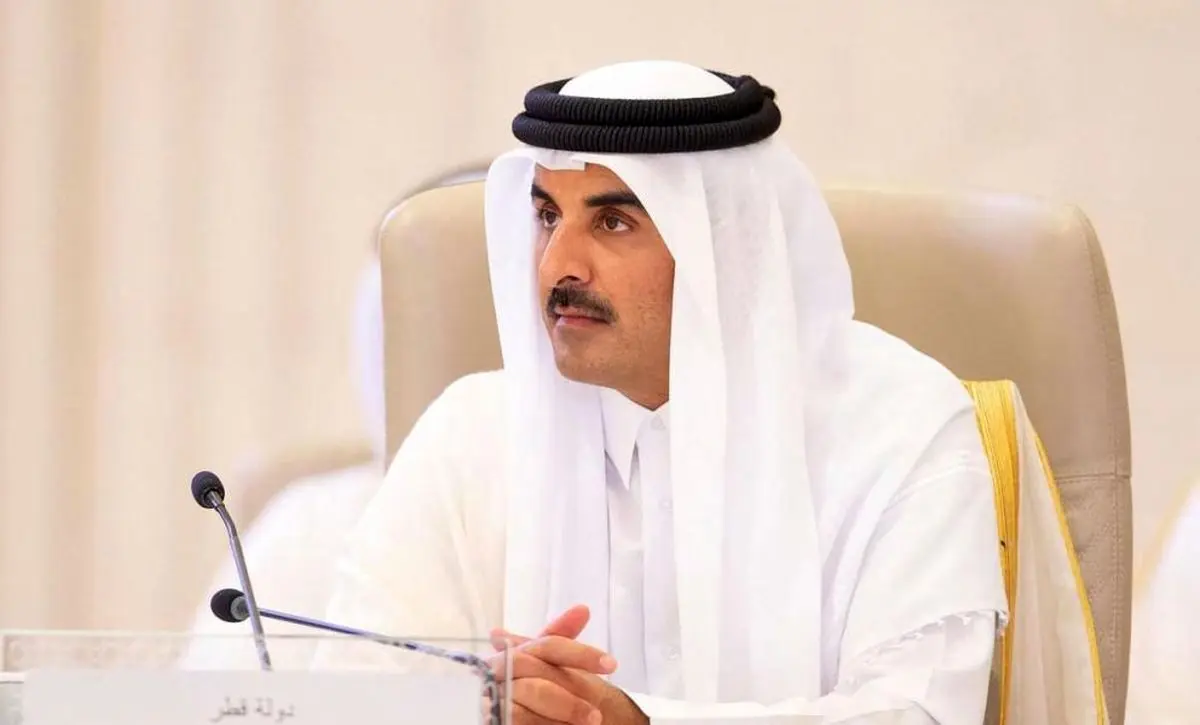 امیر قطر بر تعهد به ادامه حمایت از غزه تاکید کرد