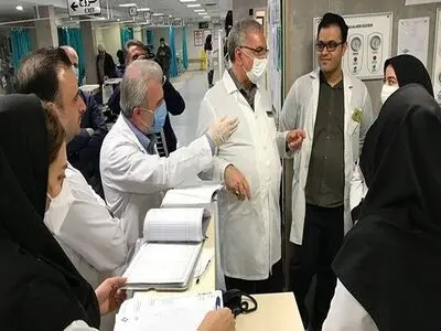 بازدید سرزده وزیر بهداشت از بیمارستان طالقانی تهران+فیلم