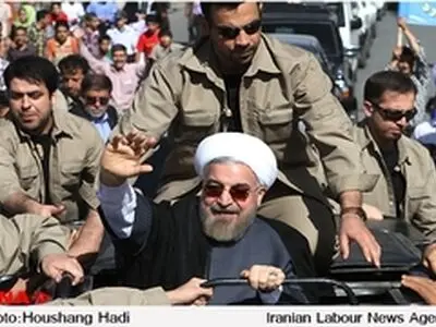 استقبال خودجوش اقشار مردمی و عشایر از روحانی