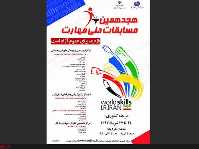 بیش از ۵۰۰ جوان ماهر در هجدهمین مسابقات ملی مهارت به رقابت می‌پردازند