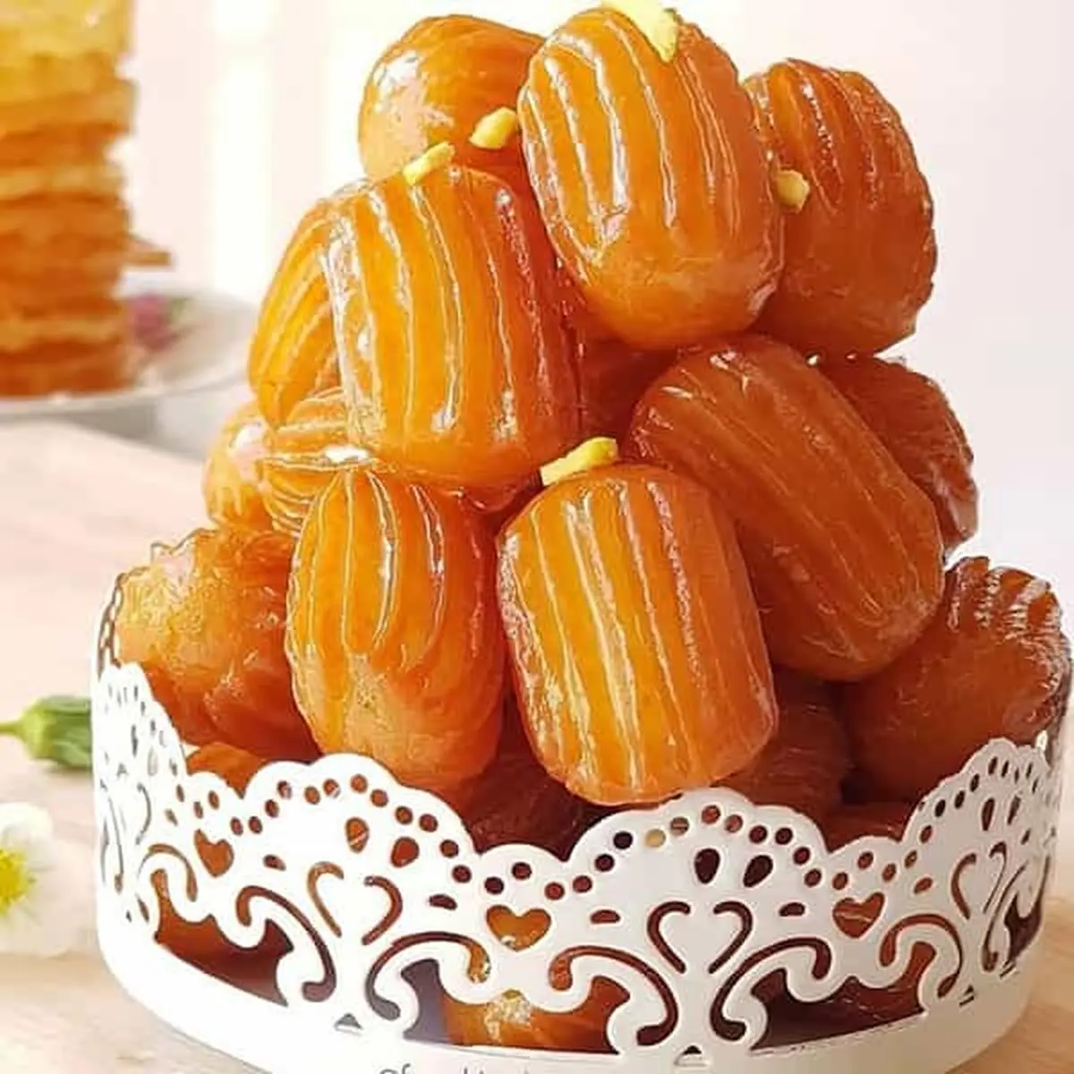 روش تهیه بامیه ماه رمضان + فیلم