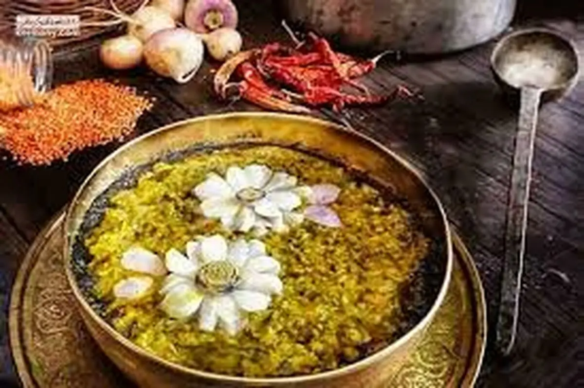 آش شلغم کاسه ای گرم برای هوای برفی