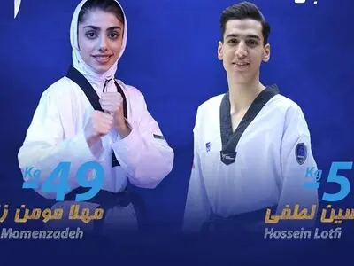 تکواندو قهرمانی جهان؛ مومن زاده و لطفی 2 نماینده ایران در روز پایانی مسابقات