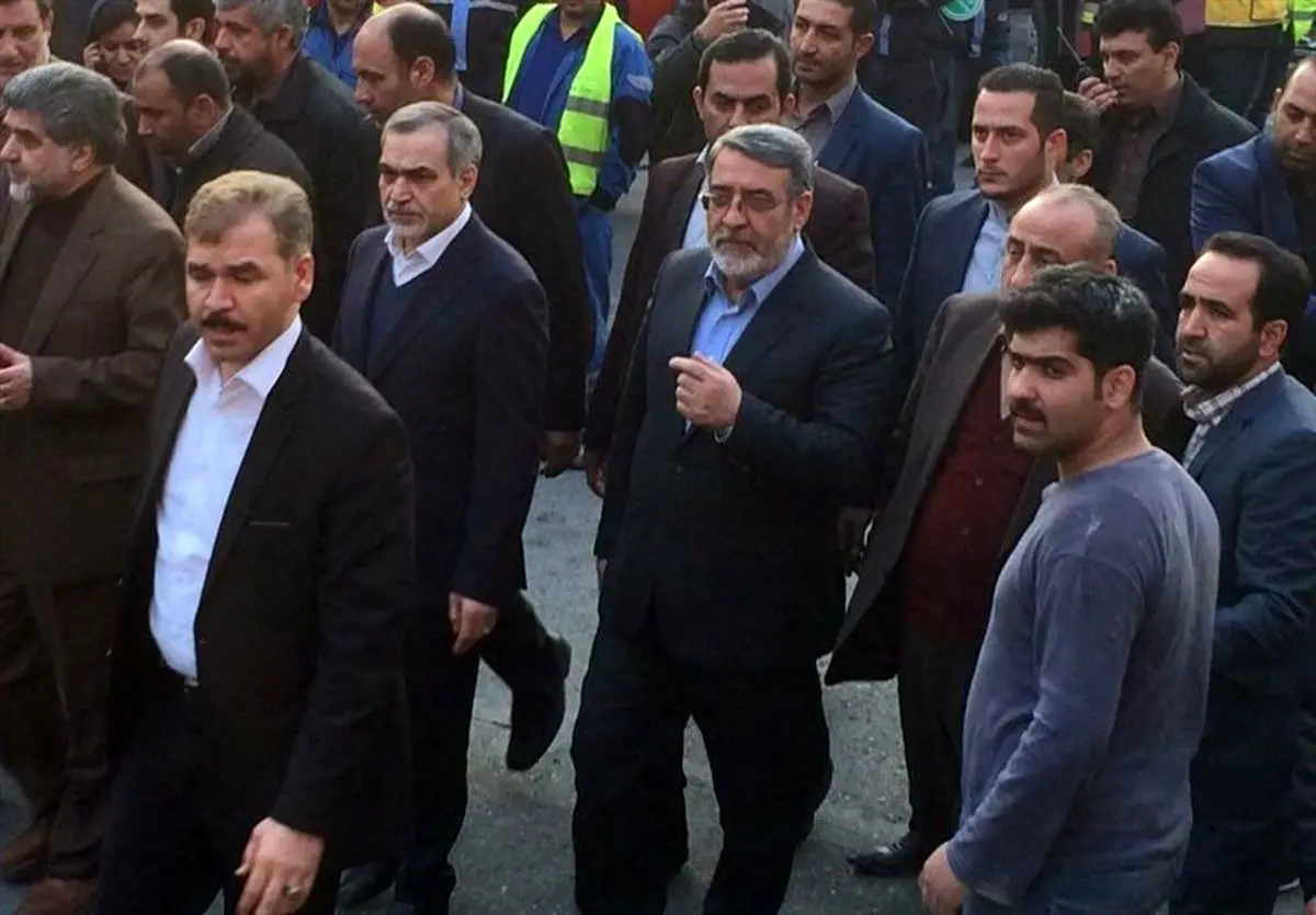 دستور وزیر کشور برای شناسایی عاملان حادثه حریق ساختمان پلاسکو
