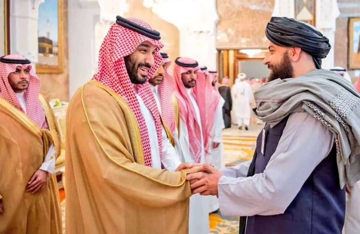 دیدار وزیر دفاع طالبان با محمد بن سلمان