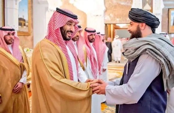 وزیر دفاع طالبان با محمد بن سلمان دیدار کرد