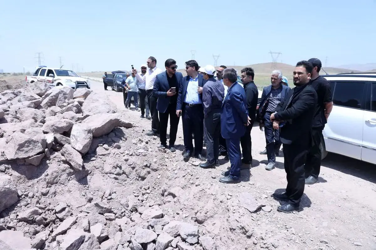 بازدید معاون استاندار قزوین از طرح انتقال آب طالقان به قزوین