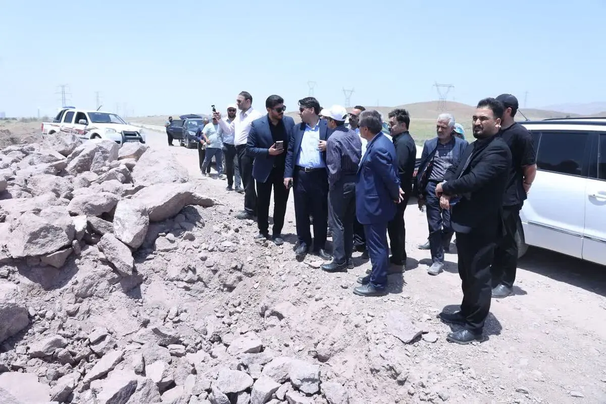 بازدید معاون استاندار قزوین از طرح انتقال آب طالقان به قزوین