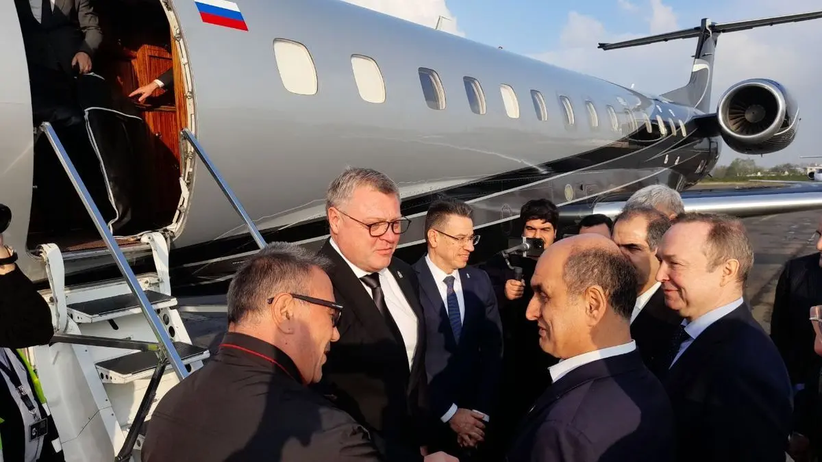 استاندار آستاراخان وارد گیلان شد