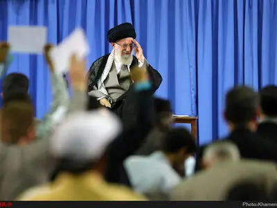 دیدار اعضای مجمع جهانی اهل بیت علیهم‌السلام و اتحادیه‌ی رادیو و تلویزیون‌های اسلامی با رهبر انقلاب