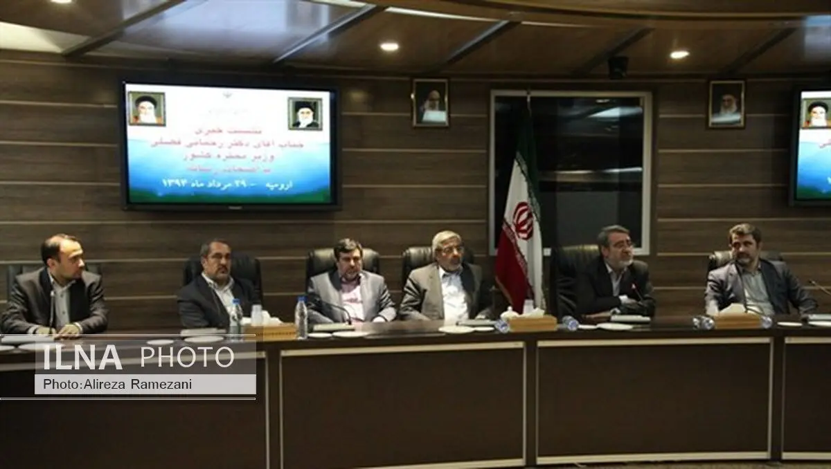 برگزاری نشست خبری وزیر کشور در ارومیه 