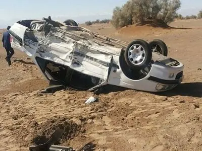 4 مصدوم دستاورد واژگونی خودرو درجاده اراک - توره